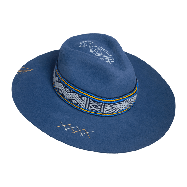 Sombrero tejido Kamsá <br> <strong>Talla XL 60 cm</strong>