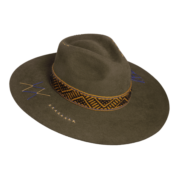 Sombrero tejido Kamsá <br> <strong>Talla L 59cm</strong>