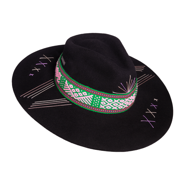 Sombrero tejido Kamsá <br> <strong>Talla L 58,5 cm</strong>