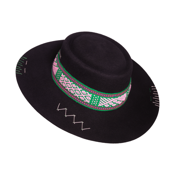 Sombrero tejido Kamsá <br> <strong>Talla M 57 cm</strong>