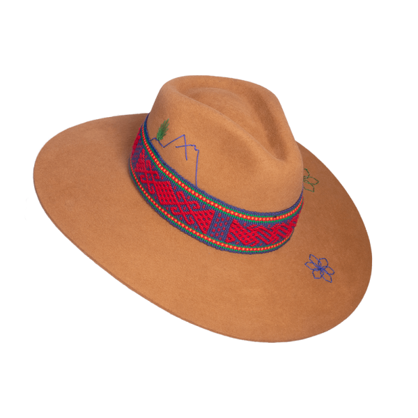 Sombrero tejido Kamsá<br> <strong>Talla M 56.5 cm</strong>