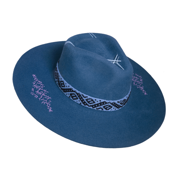 Sombrero tejido Kamsá<br> <strong>Talla S 54 cm</strong>