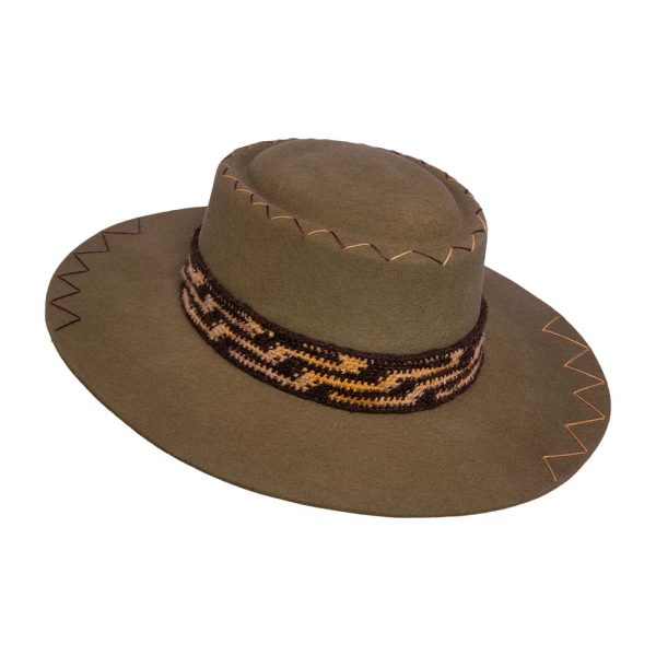 Sombrero tejido Arhuaco <br> <strong>Talla S 55 cm</strong>