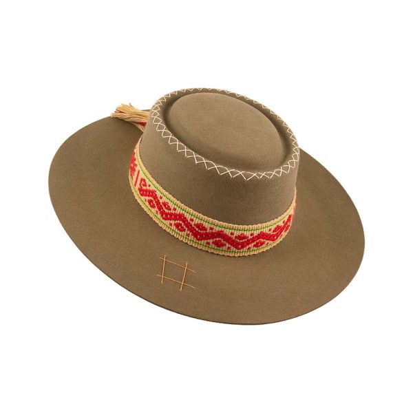 Sombrero tejido Kamsá<br> <strong>Talla M 56cm</strong>