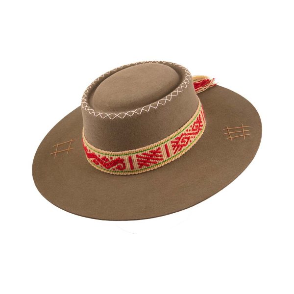 Sombrero tejido Kamsá<br> <strong>Talla M 56cm</strong> - Imagen 3