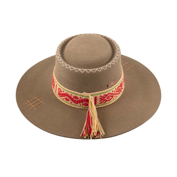 Sombrero tejido Kamsá<br> <strong>Talla M 56cm</strong> - Imagen 4