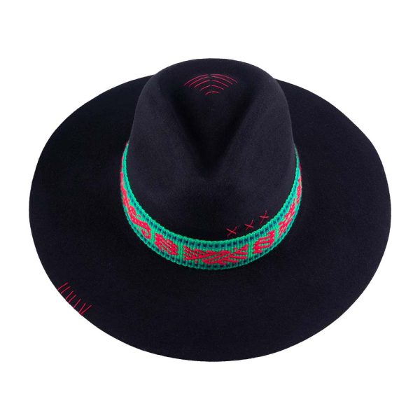 Sombrero tejido Kamsá <br> <strong>Talla XL 60 cm</strong> - Imagen 2