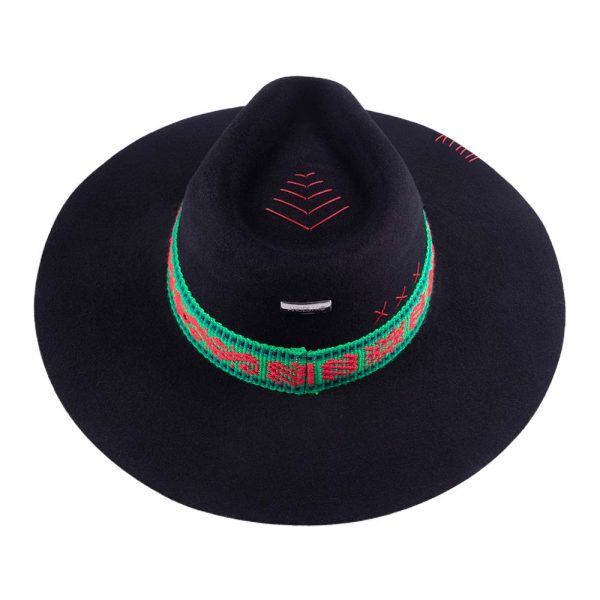 Sombrero tejido Kamsá <br> <strong>Talla XL 60 cm</strong> - Imagen 4