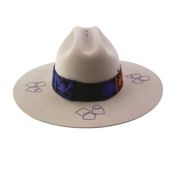 Sombrero con tejido Misak  <br> <strong>Talla L 58cm</strong> - Imagen 2