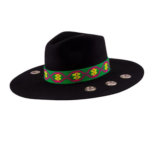 Sombrero tejido Wayúu <br> <strong>Talla S 54.5cm</strong> - Imagen 3