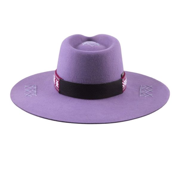 Sombrero con tejido Kamsá <br> <strong>Talla XS  53.5cm</strong> - Imagen 4