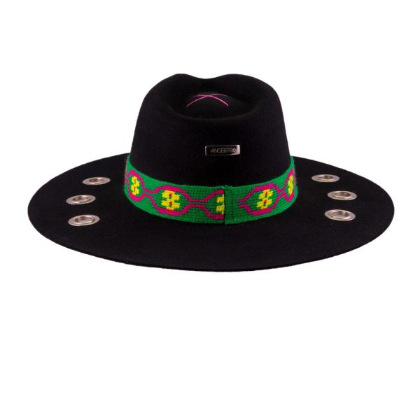 Sombrero tejido Wayúu <br> <strong>Talla S 54.5cm</strong> - Imagen 4