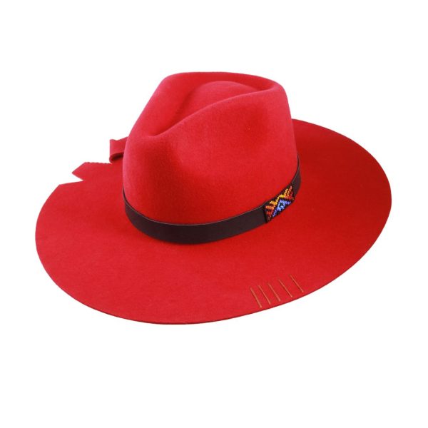 Sombrero con tejido Inga <br> <strong>Talla S  55cm</strong> - Imagen 4