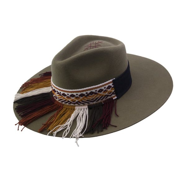 Sombrero tejido Kamsá <br> <strong>Talla M 56,5 cm</strong> - Imagen 3