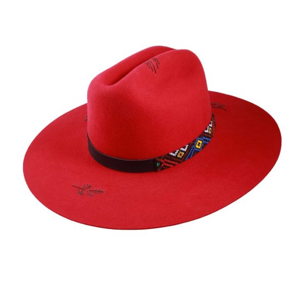 Sombrero con tejido Inga <br> <strong>Talla M  57.5cm</strong> - Imagen 3