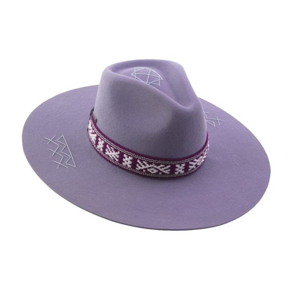 Sombrero con tejido Kamsá <br> <strong>Talla XS  53.5cm</strong>