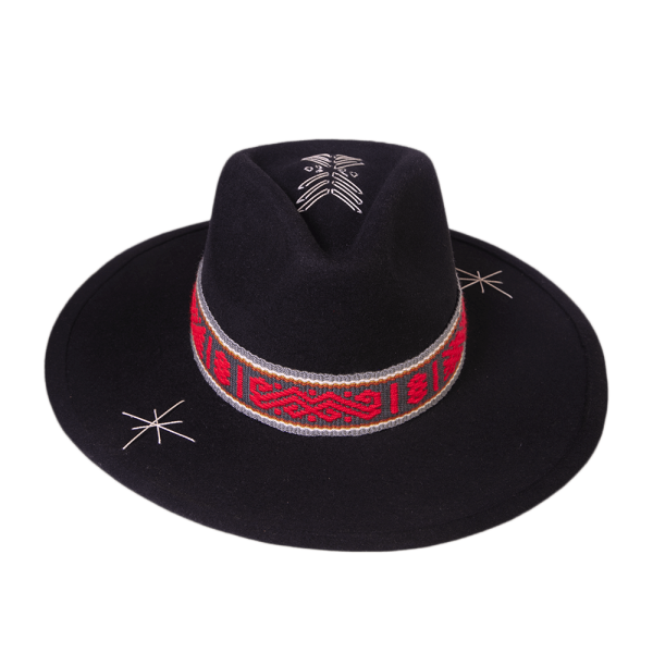 Sombrero tejido Kamsá<br> <strong>Talla S 54cm</strong> - Imagen 2