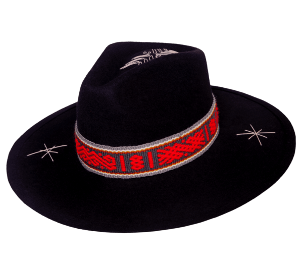 Sombrero tejido Kamsá<br> <strong>Talla S 54cm</strong> - Imagen 3