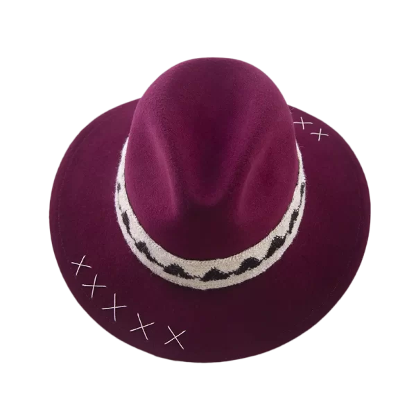 Sombrero tejido Arhuaco <br> <strong>Talla XL 61cm</strong> - Imagen 2