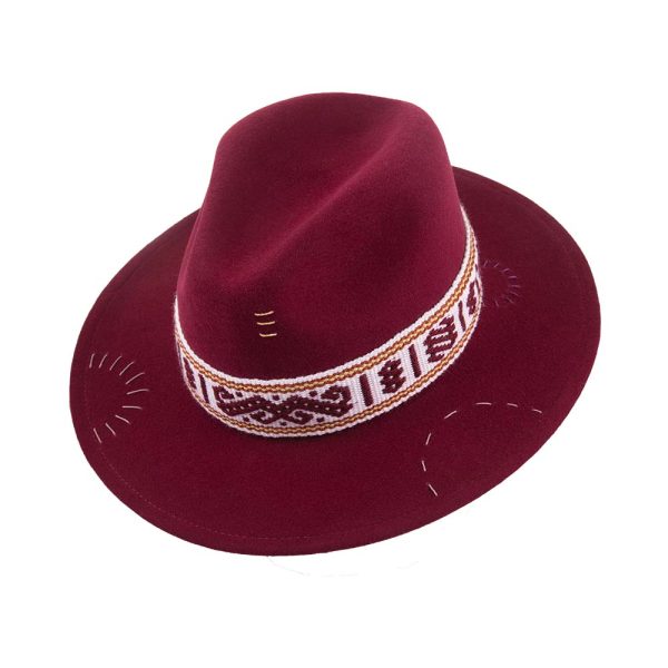 Sombrero tejido  Kamsá <br> <strong>Talla S 55 cm</strong> - Imagen 3