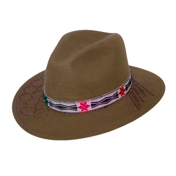 Sombrero tejido Misak<br> <strong>Talla L  59cm</strong> - Imagen 3