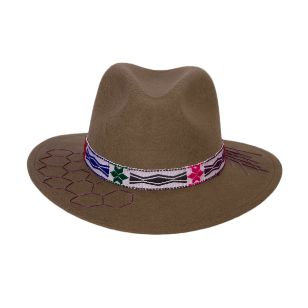 Sombrero tejido Misak<br> <strong>Talla L  59cm</strong> - Imagen 2