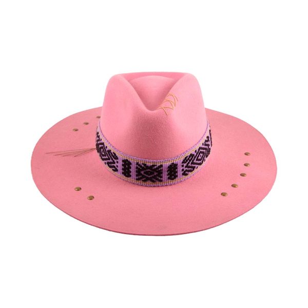 Sombrero tejido  Kamsá<br> <strong>Talla   M 56 cm</strong> - Imagen 2