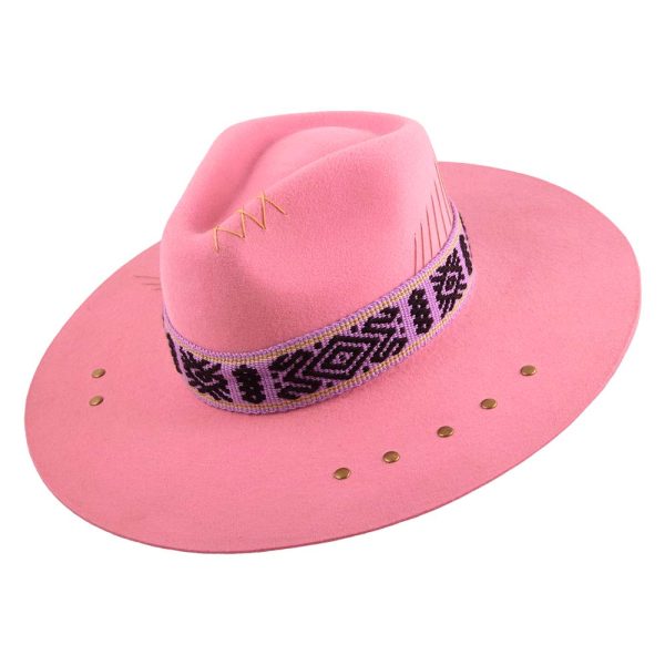 Sombrero tejido  Kamsá<br> <strong>Talla   M 56 cm</strong> - Imagen 3