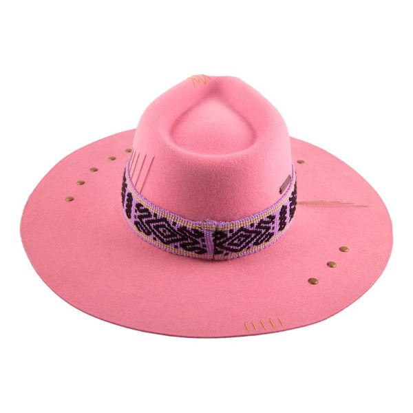 Sombrero tejido  Kamsá<br> <strong>Talla   M 56 cm</strong> - Imagen 4