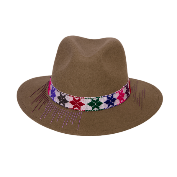 Sombrero tejido Misak <br> <strong>Talla L 59 cm</strong> - Imagen 2