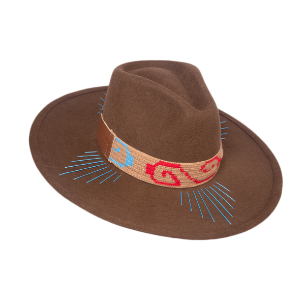 Sombrero tejido Wayúu <br> <strong>Talla XS 53cm</strong>