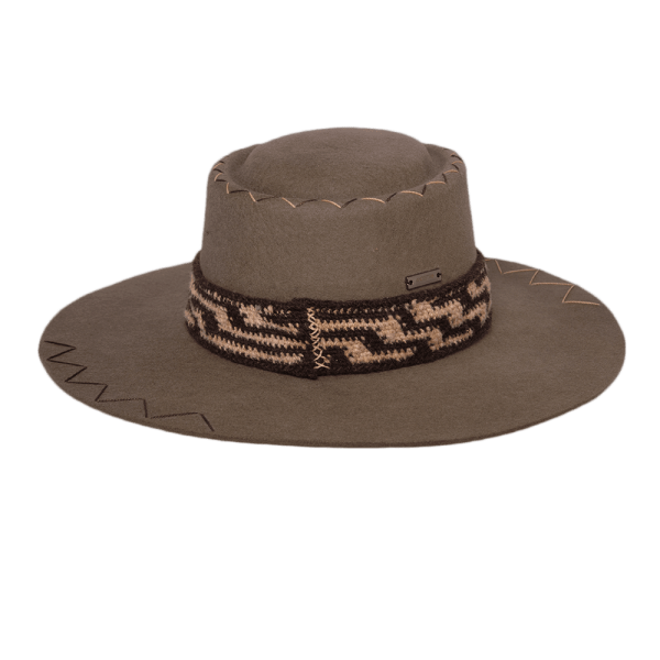 Sombrero tejido Arhuaco <br> <strong>Talla S 55 cm</strong> - Imagen 4