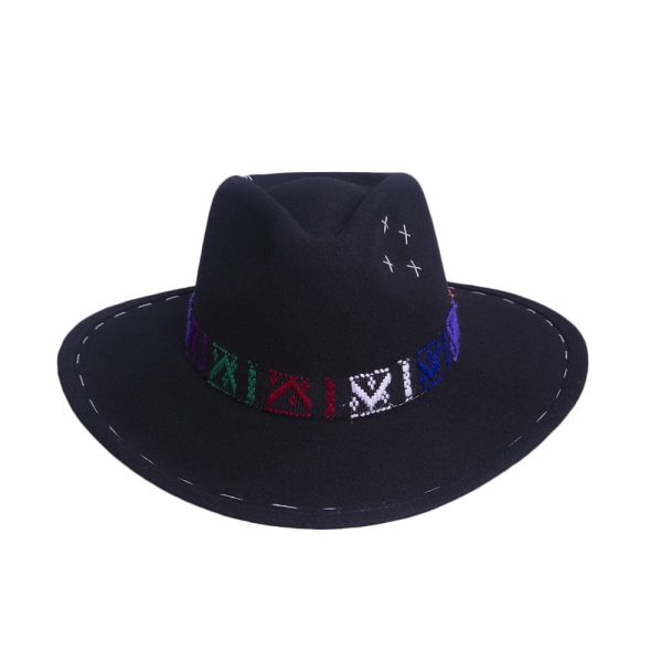 Sombrero  con tejido Misak<br> <strong>Talla XL  60.5cm</strong> - Imagen 2