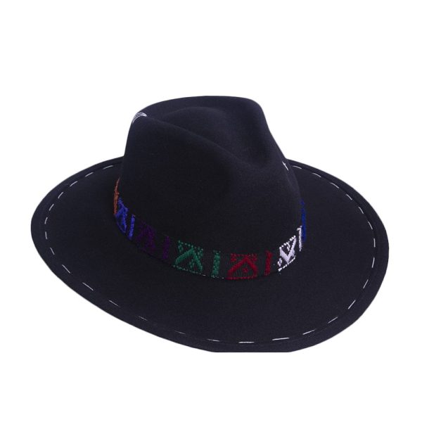 Sombrero  con tejido Misak<br> <strong>Talla XL  60.5cm</strong>