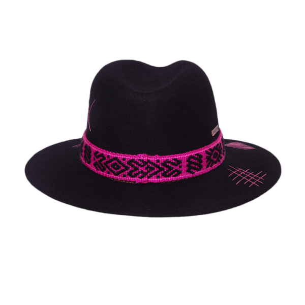 Sombrero tejido Kamsá<br> <strong>Talla M 56cm</strong> - Imagen 4