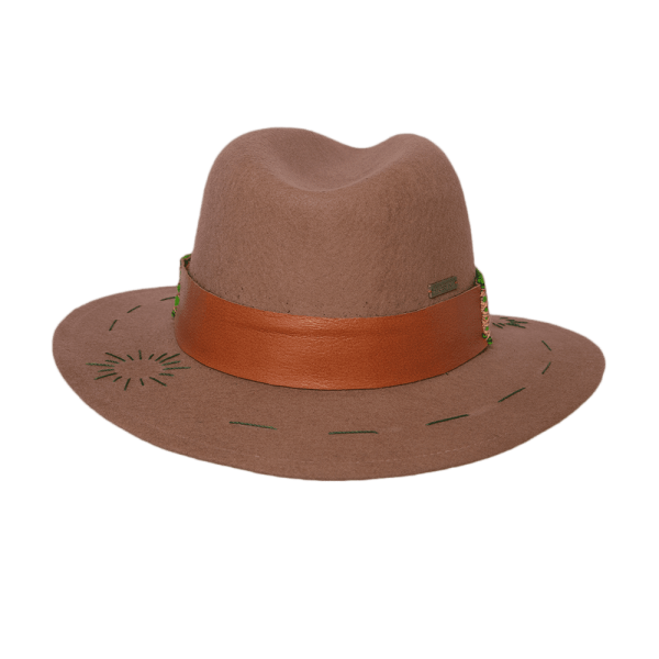 Sombrero tejido Kamsá <br> <strong>Talla L 59 cm</strong> - Imagen 4