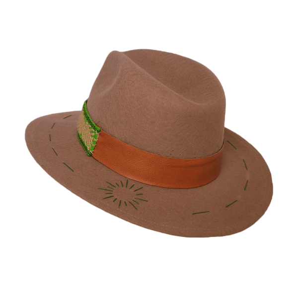 Sombrero tejido Kamsá <br> <strong>Talla L 59 cm</strong> - Imagen 5