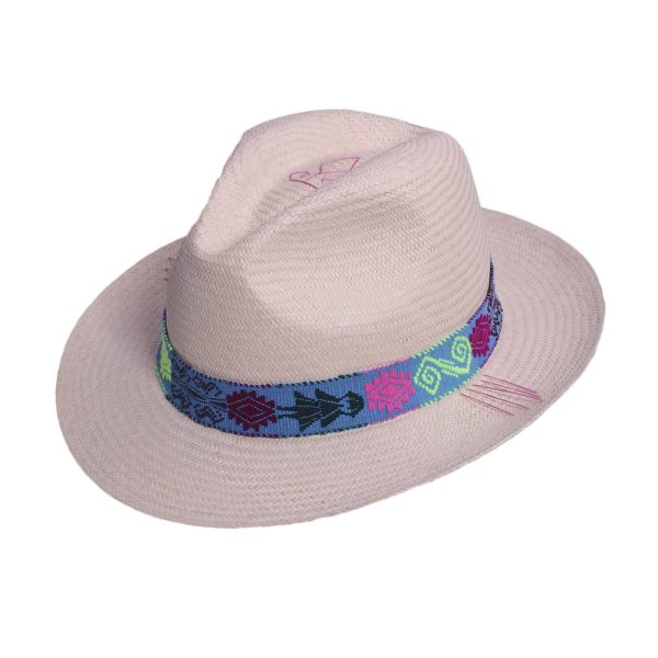 Sombrero con tejido Misak <br> <strong>Talla S 55.5cm</strong> - Imagen 3