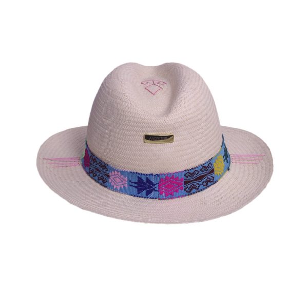 Sombrero con tejido Misak <br> <strong>Talla S 55.5cm</strong> - Imagen 4