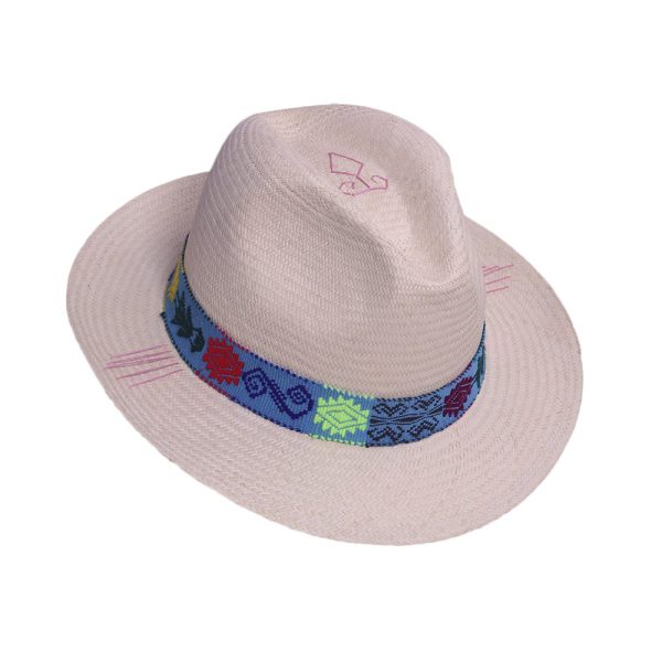 Sombrero con tejido Misak <br> <strong>Talla S 55.5cm</strong>