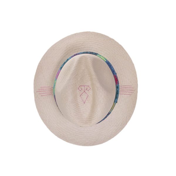 Sombrero con tejido Misak <br> <strong>Talla S 55.5cm</strong> - Imagen 5