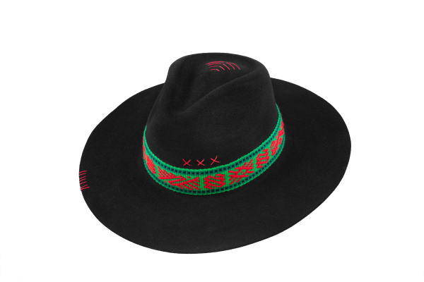 Sombrero Montana Ala 10 Fieltro Tejido Kamsá Talla XL 60 - Imagen 5