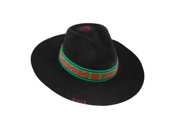 Sombrero Montana Ala 10 Fieltro Tejido Kamsá Talla XL 60 - Imagen 2